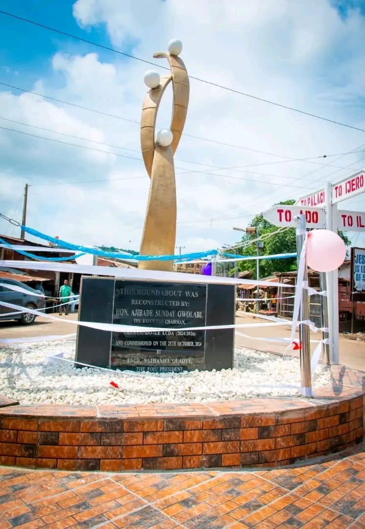 Okemesi Roundabout constructed by Okemesi Ido-Ile LCDA